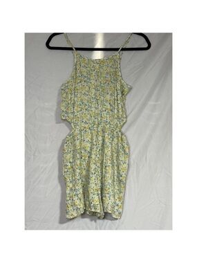 Girls Abercrombie Kids Romper Size 15/16 Yellow Floral